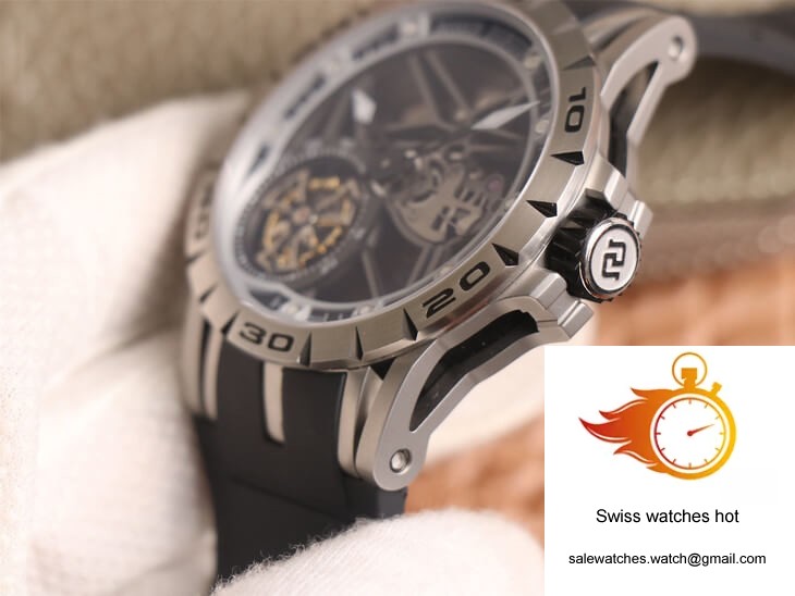 Roger Dubuis Excalibur Spidr RDDBEX0479 JB Factory Tourbillon Skeleton Dial Black Strap 6 Roger Dubuis Excalibur Spidr RDDBEX0479 JB Factory Tourbillon Skeleton Dial Black Strap 6