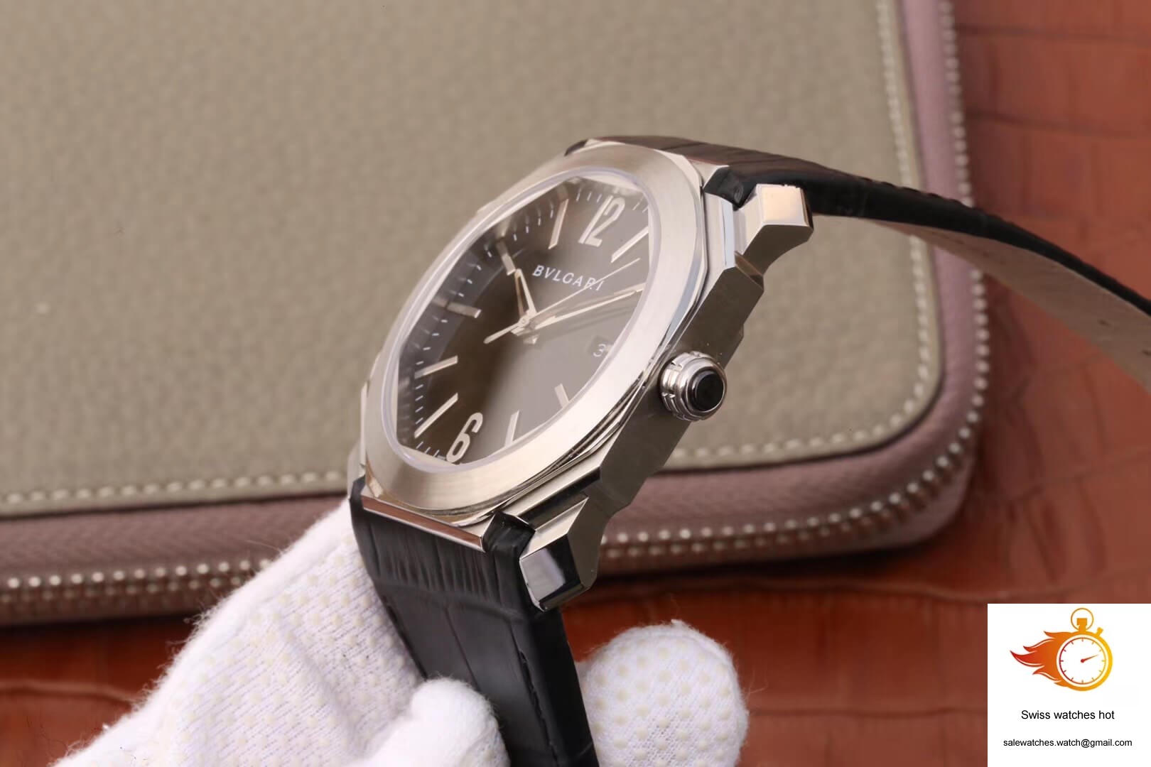 Bvlgari Octo 101964 BGO41BSLD Stainless Steel Bezel 6 Bvlgari Octo 101964 BGO41BSLD Stainless Steel Bezel 6