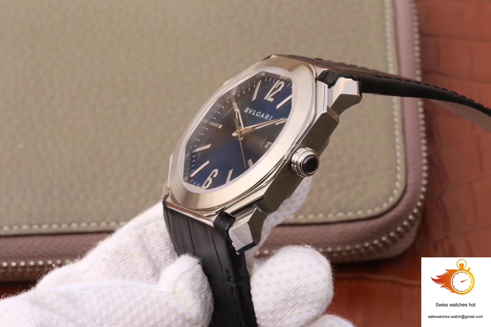 Bvlgari Octo 102429 BGO38C3SLD Dark Blue Dial 6 Bvlgari Octo 102429 BGO38C3SLD Dark Blue Dial 6