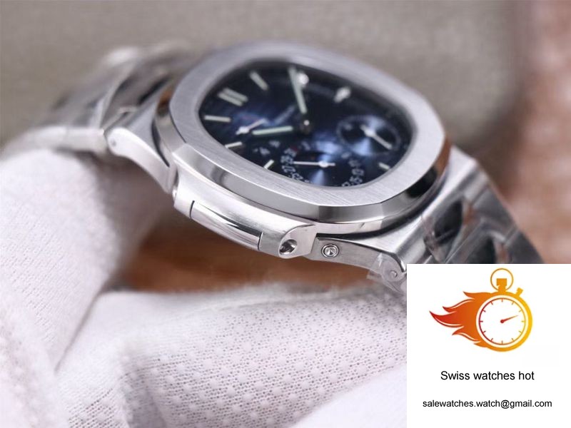 Patek Philippe Nautilus 5712/1A-001 PF Factory Blue Dial Steel Strap 6 Patek Philippe Nautilus 5712/1A-001 PF Factory Blue Dial Steel Strap 6