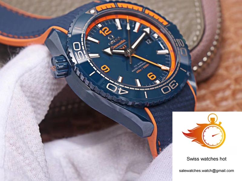 Omega Seamaster 215.92.46.22.03.001 GMT VS Factory Blue Ceramic 6 Omega Seamaster 215.92.46.22.03.001 GMT VS Factory Blue Ceramic 6