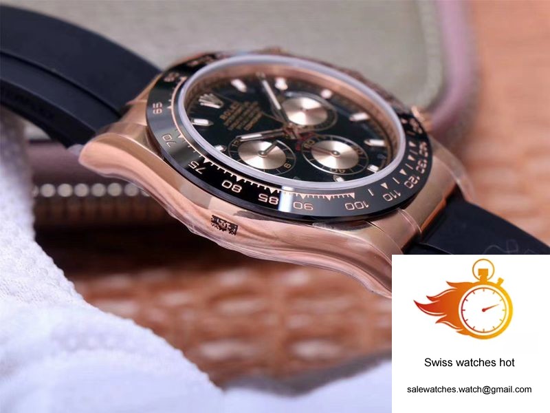 Rolex Daytona M116515LN-0017 Noob Factory Black Dial 4130 Movement 6 Rolex Daytona M116515LN-0017 Noob Factory Black Dial 4130 Movement 6