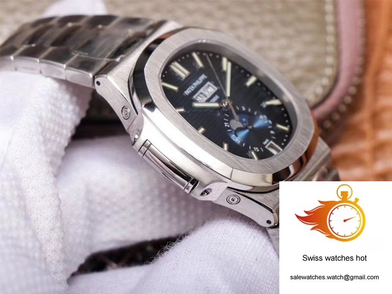 PF Factory Patek Philippe Nautilus 5726/1A-014 Moonphase Blue Gradient Black Dial 6 PF Factory Patek Philippe Nautilus 5726/1A-014 Moonphase Blue Gradient Black Dial 6