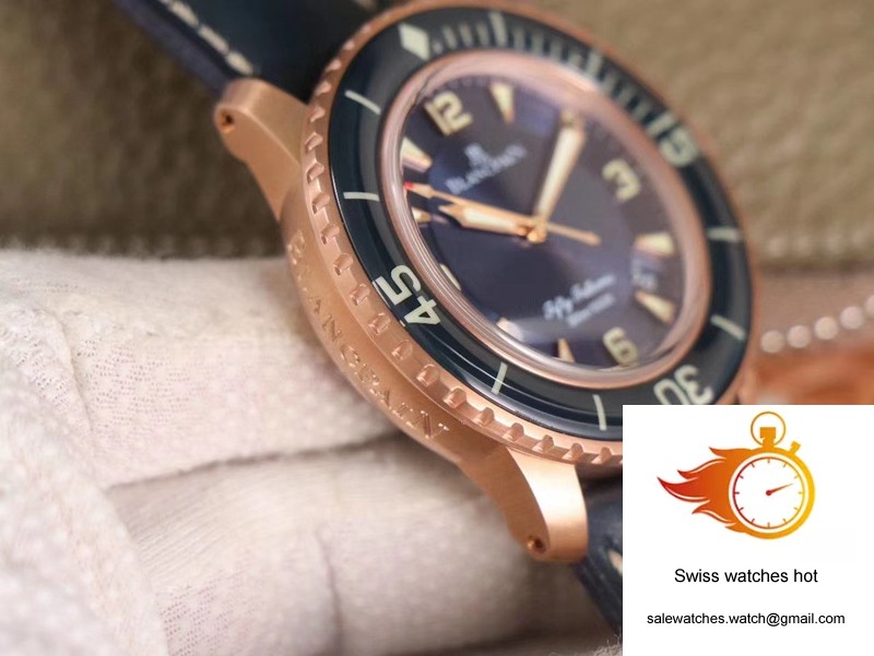 Blancpain Fifty Fathoms 5015-3603C-63B ZF Factory Blue Dial 6 Blancpain Fifty Fathoms 5015-3603C-63B ZF Factory Blue Dial 6