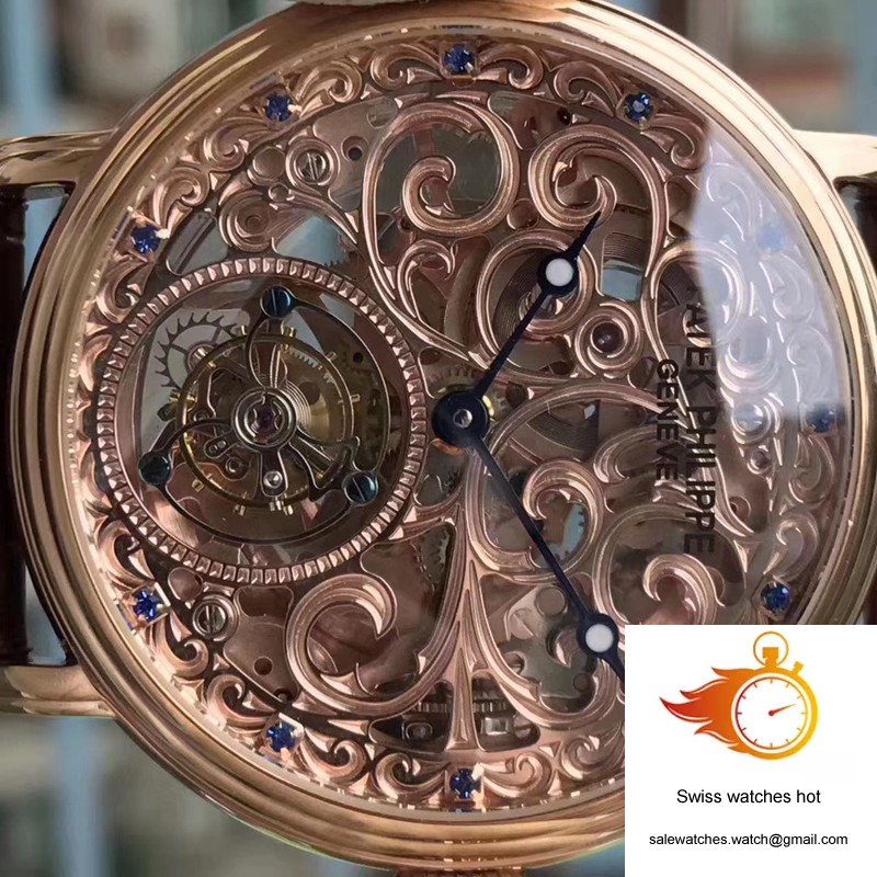 Patek Philippe Tourbillon Rose Gold Skeleton Dial 6 Patek Philippe Tourbillon Rose Gold Skeleton Dial 6