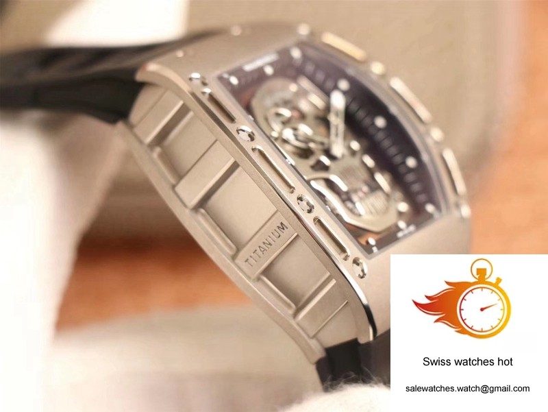 Richard Mille RM052 ZF Factory Silver Titanium Skull Dial 6 Richard Mille RM052 ZF Factory Silver Titanium Skull Dial 6