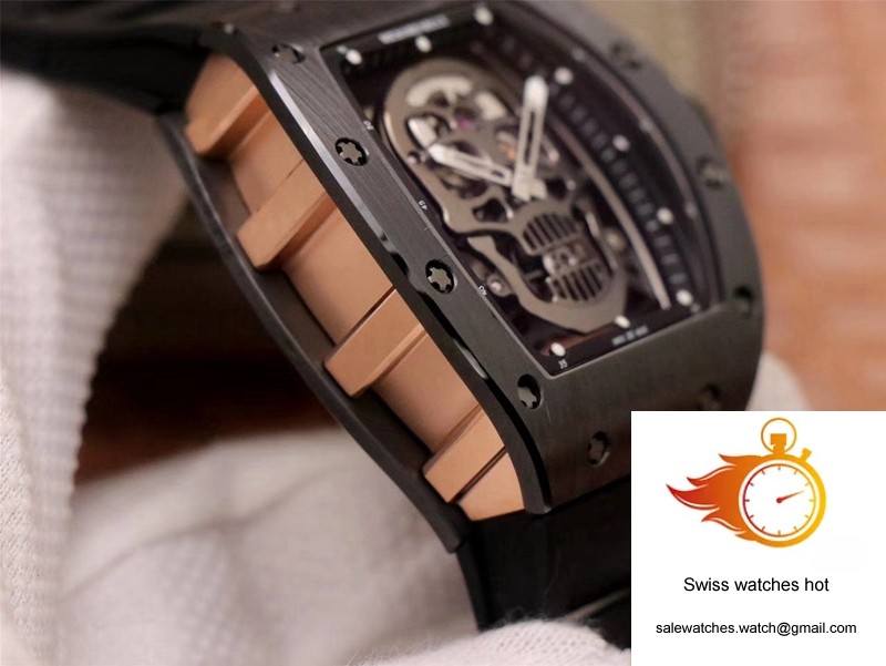 Richard Mille RM052-01 ZF Factory Black Ceramic Grey Skull Dial 6 Richard Mille RM052-01 ZF Factory Black Ceramic Grey Skull Dial 6