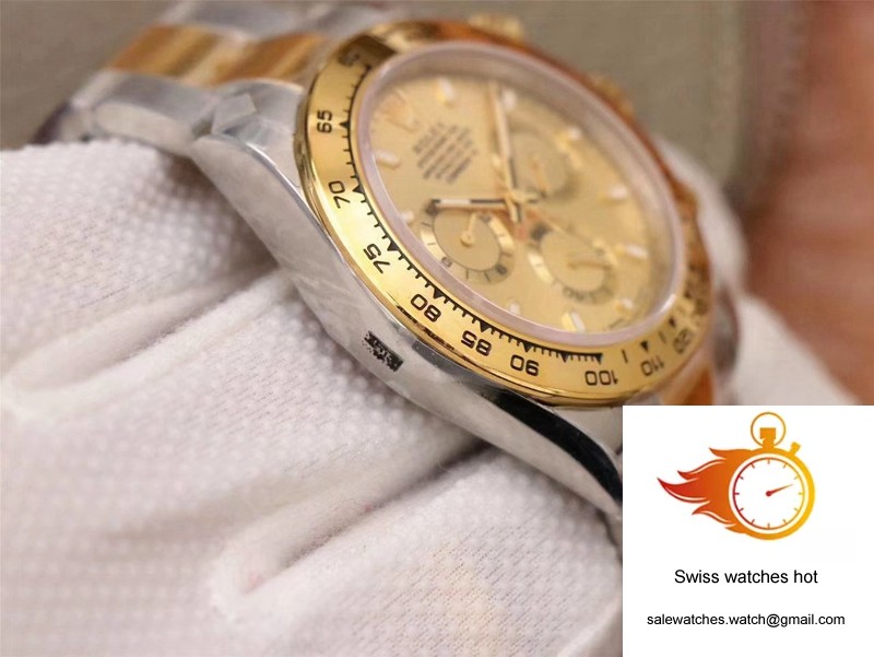 Rolex Daytona Cosmograph m116503-0003 Noob Factory Gold Dial 6 Rolex Daytona Cosmograph m116503-0003 Noob Factory Gold Dial 6