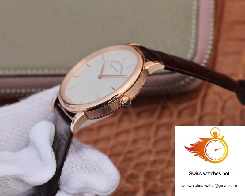 A. Lange & Sohne Saxonia Thin Pink Gold 201.033 SV Factory 6 A. Lange & Sohne Saxonia Thin Pink Gold 201.033 SV Factory 6