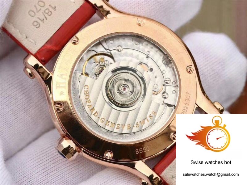 Chopard Happy Sport 36MM Automatic Rose Gold Diamonds YF Factory 274808-5001 Rad 6 Chopard Happy Sport 36MM Automatic Rose Gold Diamonds YF Factory 274808-5001 Rad 6