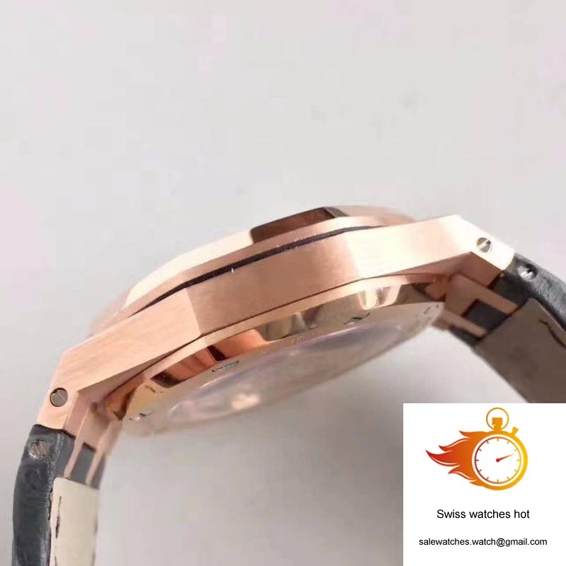 Audemars Piguet Royal Oak 15450 JF Factory Rose Gold Diamond Dial 6 Audemars Piguet Royal Oak 15450 JF Factory Rose Gold Diamond Dial 6