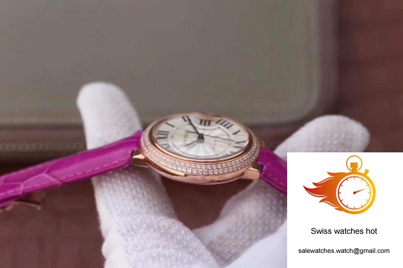Cartier Ballon Bleu 36MM Rose Gold V9 Factory Silver Dial 6 Cartier Ballon Bleu 36MM Rose Gold V9 Factory Silver Dial 6
