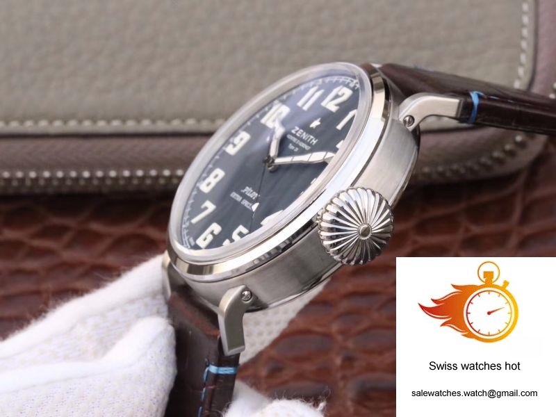 Zenith Pilot Type 20 Extra Special 03.2430.3000.21.C738 XF Factory Blue Dial 6 Zenith Pilot Type 20 Extra Special 03.2430.3000.21.C738 XF Factory Blue Dial 6