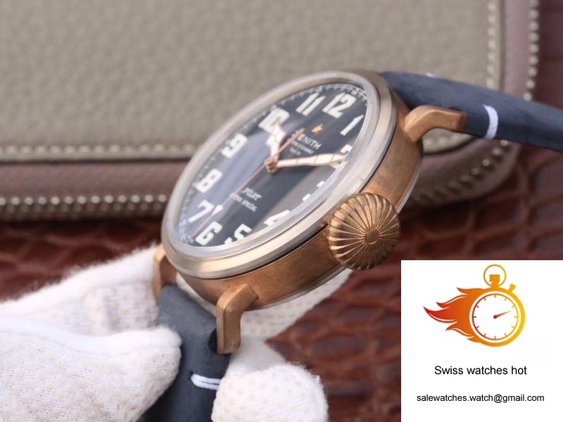 Zenith Pilot Type 20 Extra Special 29.2430.679.21.C753 XF Factory Blue Dial 6 Zenith Pilot Type 20 Extra Special 29.2430.679.21.C753 XF Factory Blue Dial 6