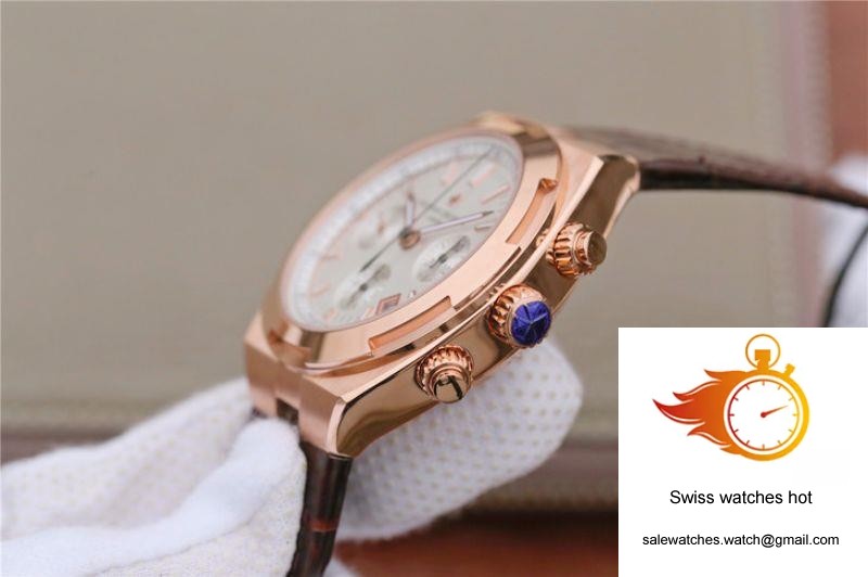 Vacheron Constantin Overseas Chronograph 5500V/000R-B074 8F Factory Silver Dial 6 Vacheron Constantin Overseas Chronograph 5500V/000R-B074 8F Factory Silver Dial 6