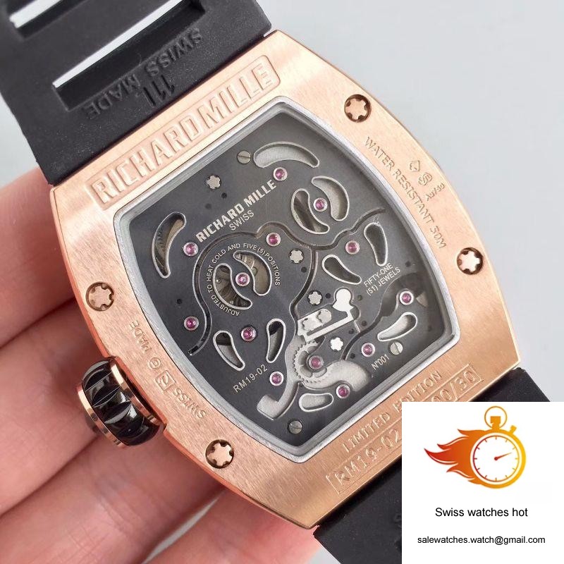 Richard Mille RM19-02 KV Factory Tourbillon Fleur Magnolia Dial 6 Richard Mille RM19-02 KV Factory Tourbillon Fleur Magnolia Dial 6
