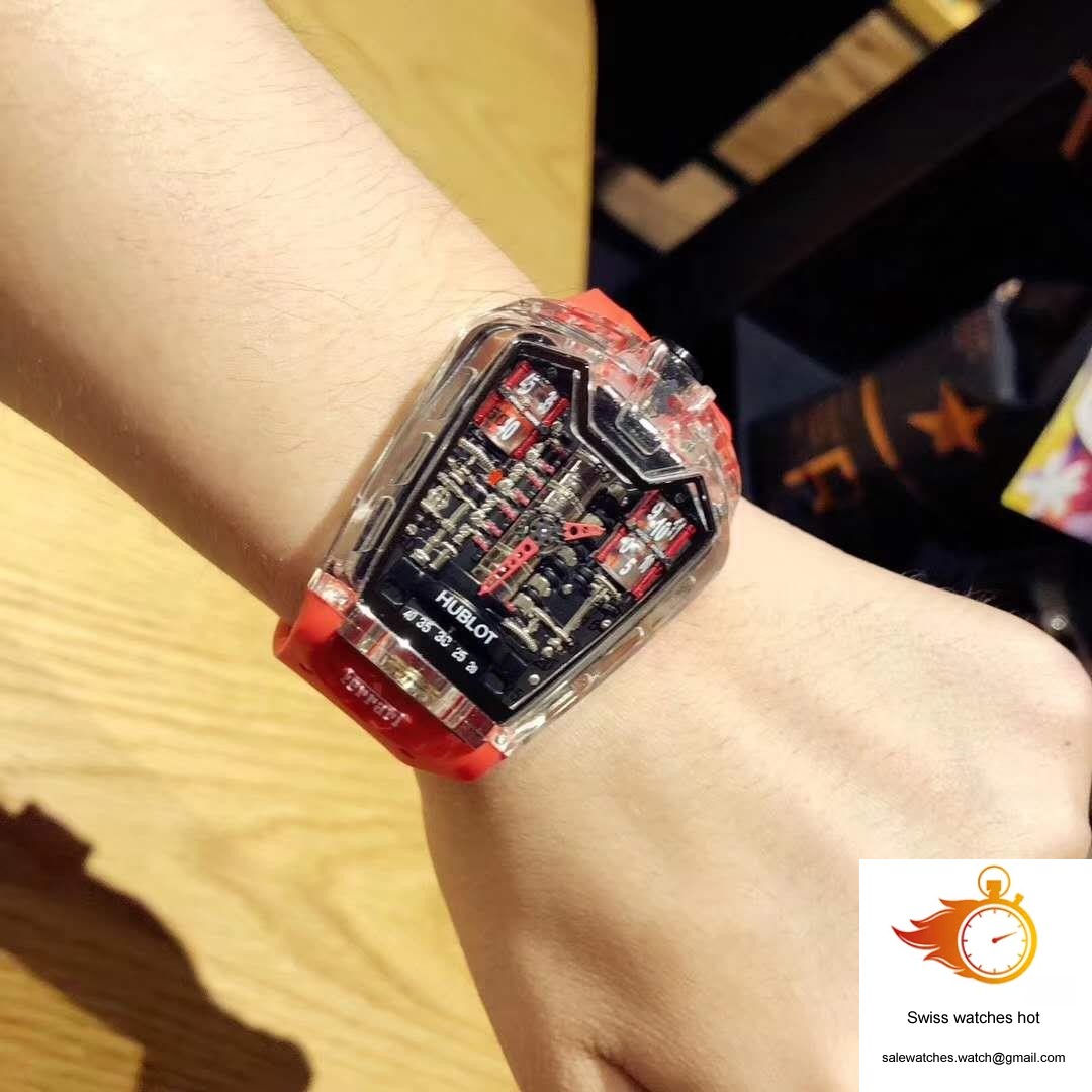 Hublot LaFerrari MP-05 Red Rubber Strap Black Dial 6 Hublot LaFerrari MP-05 Red Rubber Strap Black Dial 6