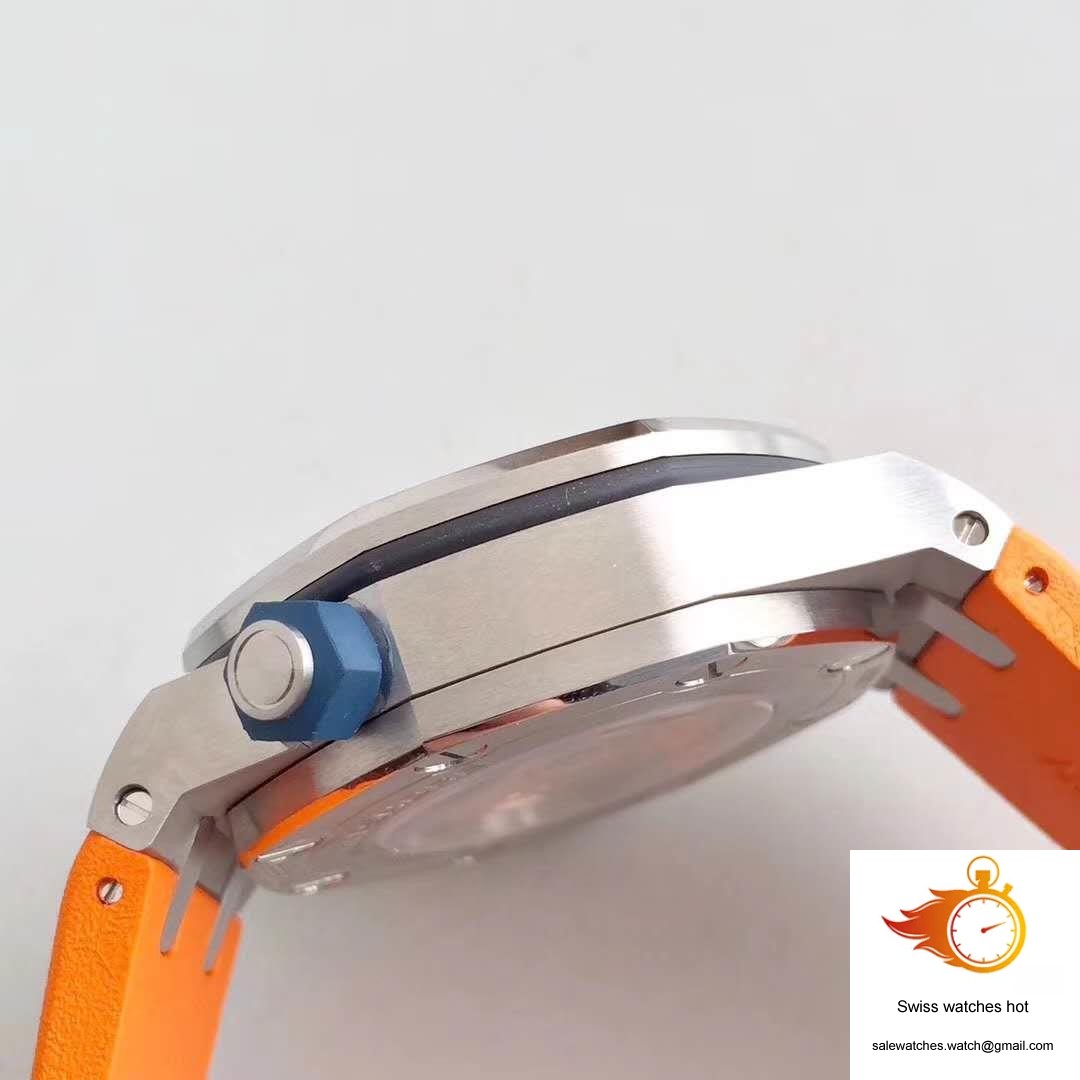 Audemars Piguet Royal Oak Offshore Diver 15710ST.OO.A070CA.01 JF Factory V3 Orange Dial 6 Audemars Piguet Royal Oak Offshore Diver 15710ST.OO.A070CA.01 JF Factory V3 Orange Dial 6