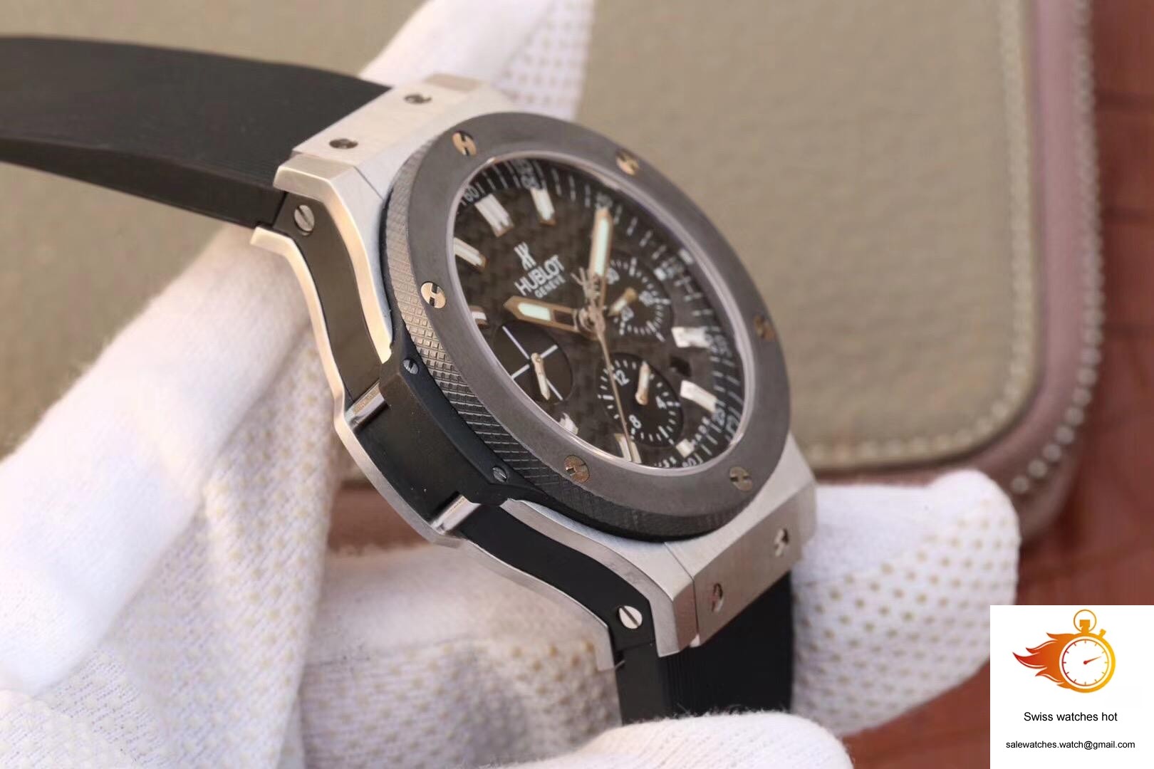 Hublot Big Bang Steel Ceramic 301.SB.131.RX HBB V6 Factory Carbon Fiber Dial 6 Hublot Big Bang Steel Ceramic 301.SB.131.RX HBB V6 Factory Carbon Fiber Dial 6