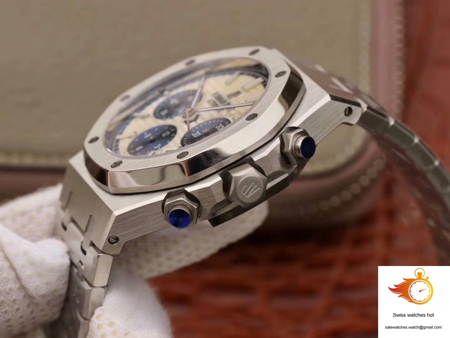 Audemars Piguet Royal Oak OM Factory Ivory Dial 6 Audemars Piguet Royal Oak OM Factory Ivory Dial 6