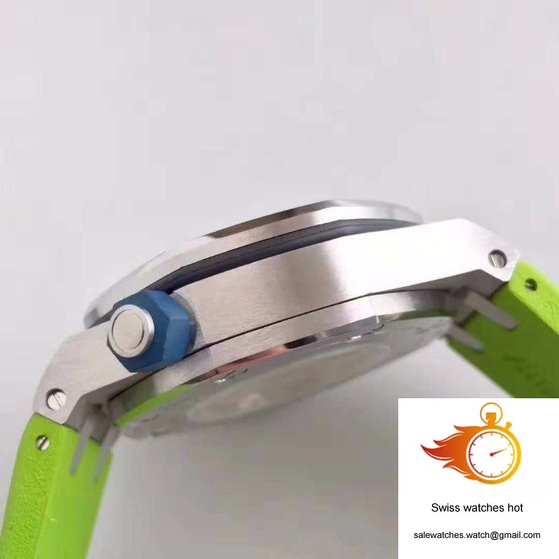 Audemars Piguet Royal Oak Offshore Diver 15710ST.OO.A038CA.01 JF Factory Green Dial 6 Audemars Piguet Royal Oak Offshore Diver 15710ST.OO.A038CA.01 JF Factory Green Dial 6