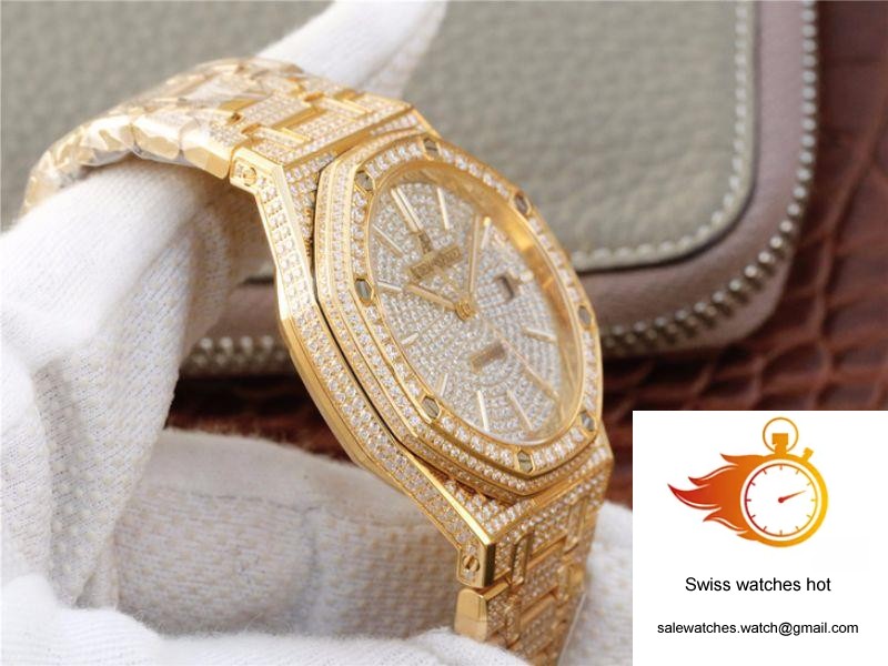 Audemars Piguet Royal Oak 15400.OR01 Diamonds Dial 6 Audemars Piguet Royal Oak 15400.OR01 Diamonds Dial 6