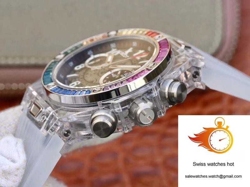 Hublot Big Bang Unico 411.JX.4802.RT Colorful Diamonds Bezel Skeleton Dial 6 Hublot Big Bang Unico 411.JX.4802.RT Colorful Diamonds Bezel Skeleton Dial 6
