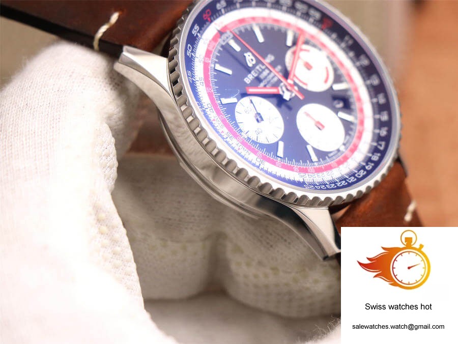 Breitling Navitimer 1 B01 Chronograph 43 Swissair Edition AB01211B1B1X1 V9 Factory Black Dial 6 Breitling Navitimer 1 B01 Chronograph 43 Swissair Edition AB01211B1B1X1 V9 Factory Black Dial 6