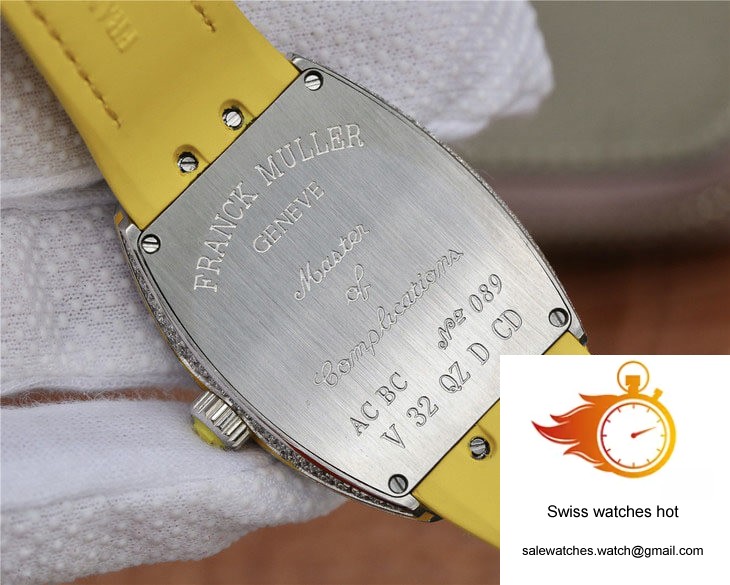 Franck Muller Vanguard Ladies ABF Factory Cowhide Strap 7 Franck Muller Vanguard Ladies ABF Factory Cowhide Strap 7