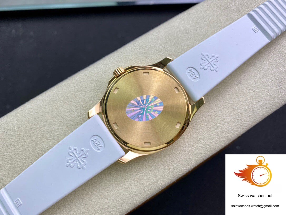 Patek Philippe Aquanaut 5067A Quartz Ladies PPF Factory Yellow Gold Diamond-set Bezel 7 Patek Philippe Aquanaut 5067A Quartz Ladies PPF Factory Yellow Gold Diamond-set Bezel 7
