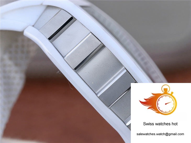 Richard Mille RM055 KV Factory White Rubber Strap 7 Richard Mille RM055 KV Factory White Rubber Strap 7