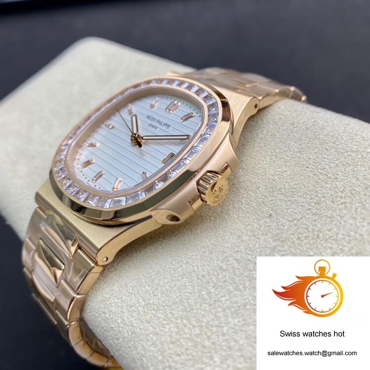 Patek Philippe Nautilus PPF Factory Rose Gold White Dial 7 Patek Philippe Nautilus PPF Factory Rose Gold White Dial 7
