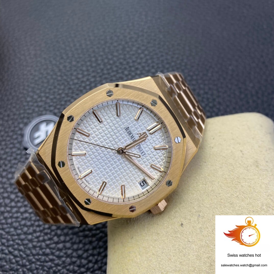 Audemars Piguet Royal Oak 15500 ZF Factory Rose Gold Version White Dial 7 Audemars Piguet Royal Oak 15500 ZF Factory Rose Gold Version White Dial 7