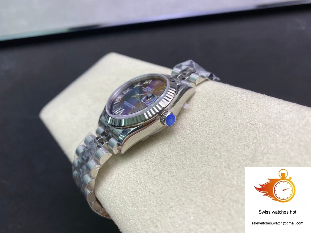 Rolex Datejust M178274-0088 31MM EW Factory Purple Dial 7 Rolex Datejust M178274-0088 31MM EW Factory Purple Dial 7
