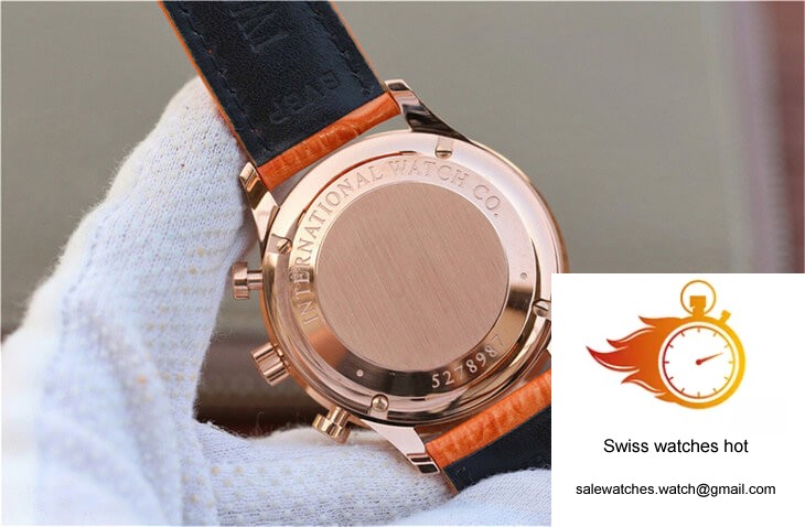 IWC Portuguese ZF Factory Orange Cowhide Strap 7 IWC Portuguese ZF Factory Orange Cowhide Strap 7