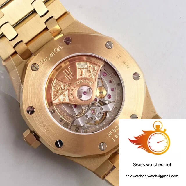 Audemars Piguet Royal Oak 15400OR JF Factory Yellow Gold Blue Dial 7 Audemars Piguet Royal Oak 15400OR JF Factory Yellow Gold Blue Dial 7