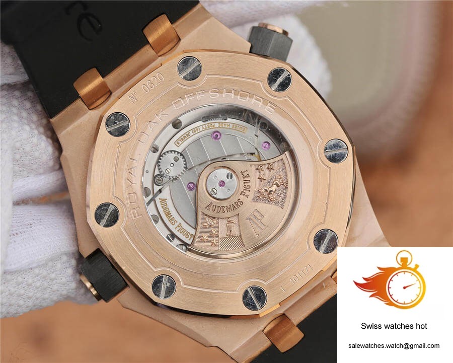 Audemars Piguet Royal Oak Offshore 15710 JF Factory V8 Rose Gold Black Dial 7 Audemars Piguet Royal Oak Offshore 15710 JF Factory V8 Rose Gold Black Dial 7