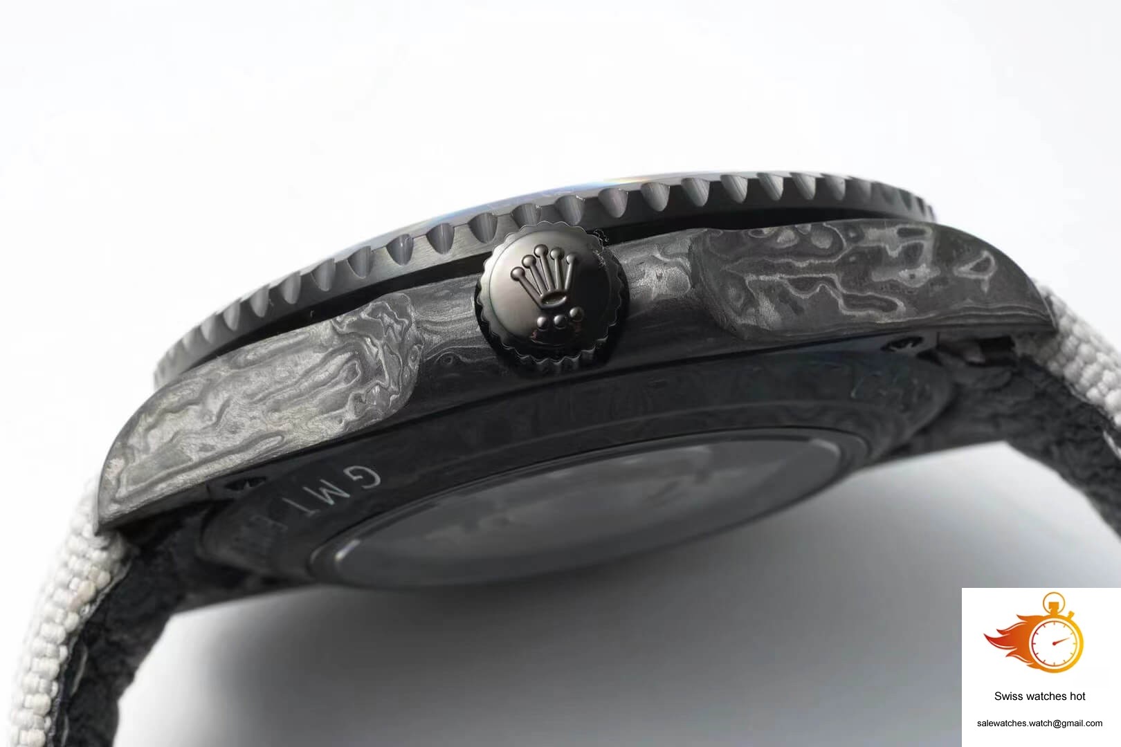 Rolex GMT-MASTER II Diw Carbon Fiber Dial Fabric Strap 7 Rolex GMT-MASTER II Diw Carbon Fiber Dial Fabric Strap 7