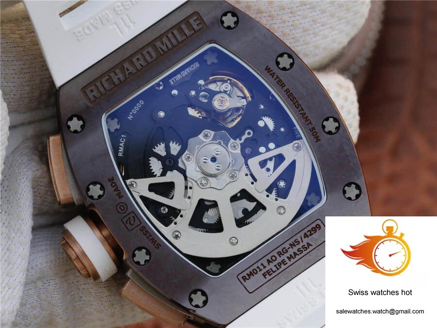 Richard Mille RM011 KV Factory Brown Ceramic Case 7 Richard Mille RM011 KV Factory Brown Ceramic Case 7