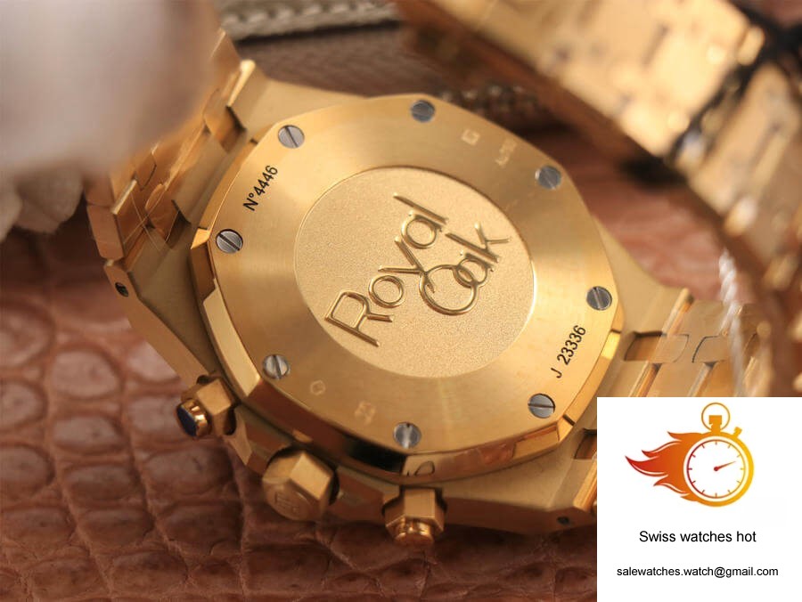 Audemars Piguet Royal Oak Chronograph 26331 OM Factory V2 Yellow Gold Black Dial 7 Audemars Piguet Royal Oak Chronograph 26331 OM Factory V2 Yellow Gold Black Dial 7