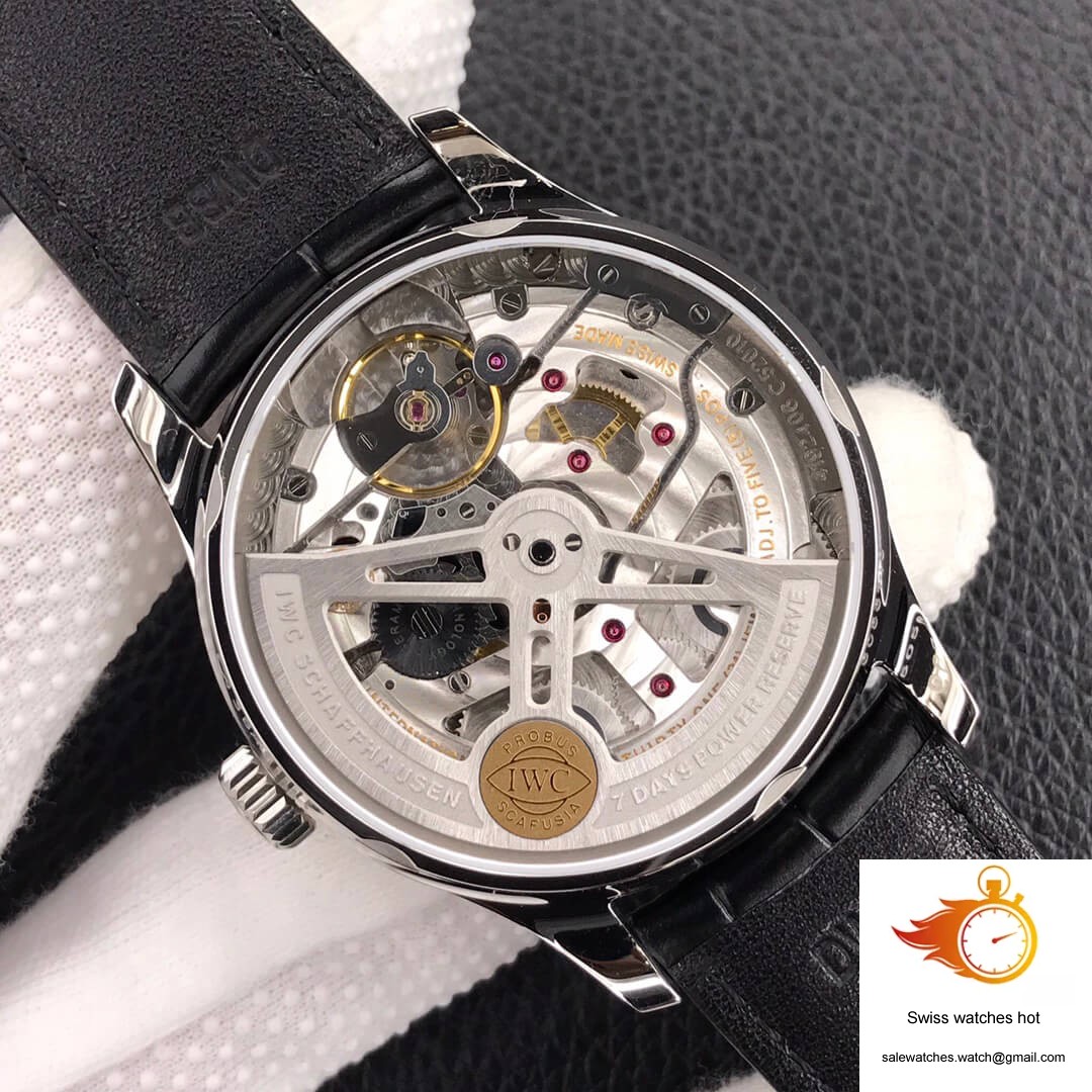 IWC Portugieser IW500714 ZF Factory Burgundy Red Dial 7 IWC Portugieser IW500714 ZF Factory Burgundy Red Dial 7