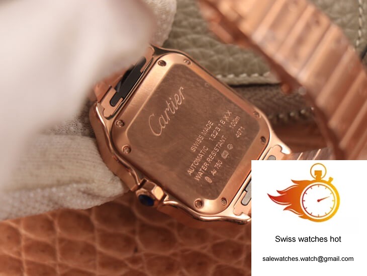 Cartier De Santos WSSA0010 BV Factory 18K Rose Gold White Dial 7 Cartier De Santos WSSA0010 BV Factory 18K Rose Gold White Dial 7