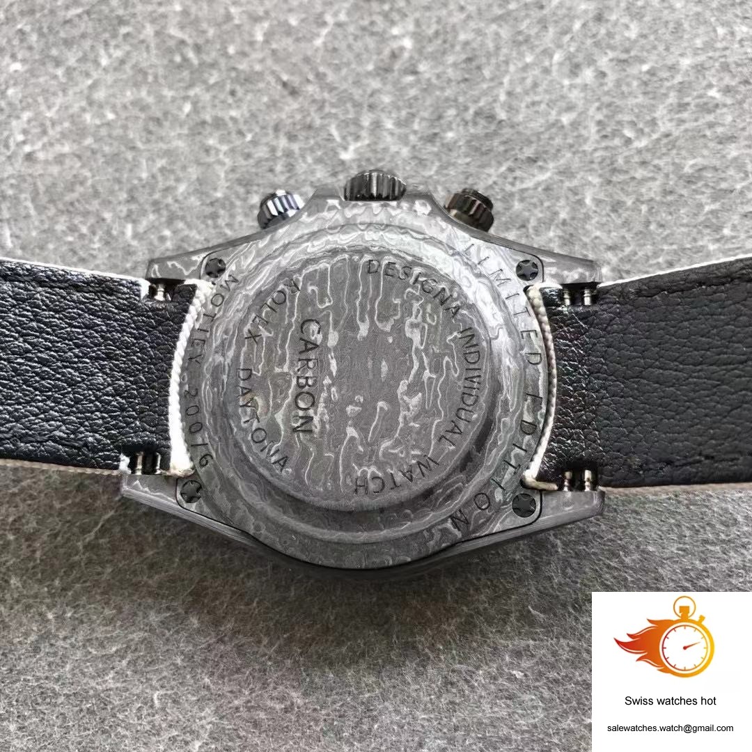 Rolex Daytona Cosmograph Carbon Fiber Diw Customized Version Noob Factory White Dial 7 Rolex Daytona Cosmograph Carbon Fiber Diw Customized Version Noob Factory White Dial 7