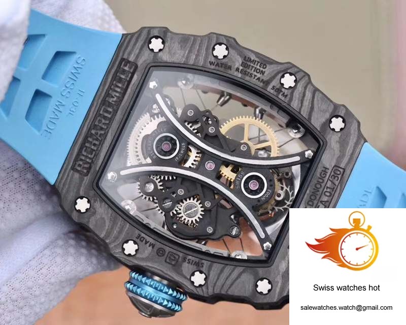 Richard Mille RM53-01 Tourbillon Pablo Mac Donough JB Factory Black Hollow dial 7 Richard Mille RM53-01 Tourbillon Pablo Mac Donough JB Factory Black Hollow dial 7