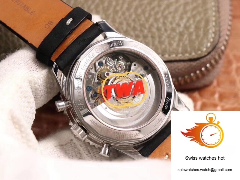 Breitling Navitimer 1 B01 Chronograph 43 TWA Edition AB01219A1G1X1 V9 Factory Silver Dial 7 Breitling Navitimer 1 B01 Chronograph 43 TWA Edition AB01219A1G1X1 V9 Factory Silver Dial 7