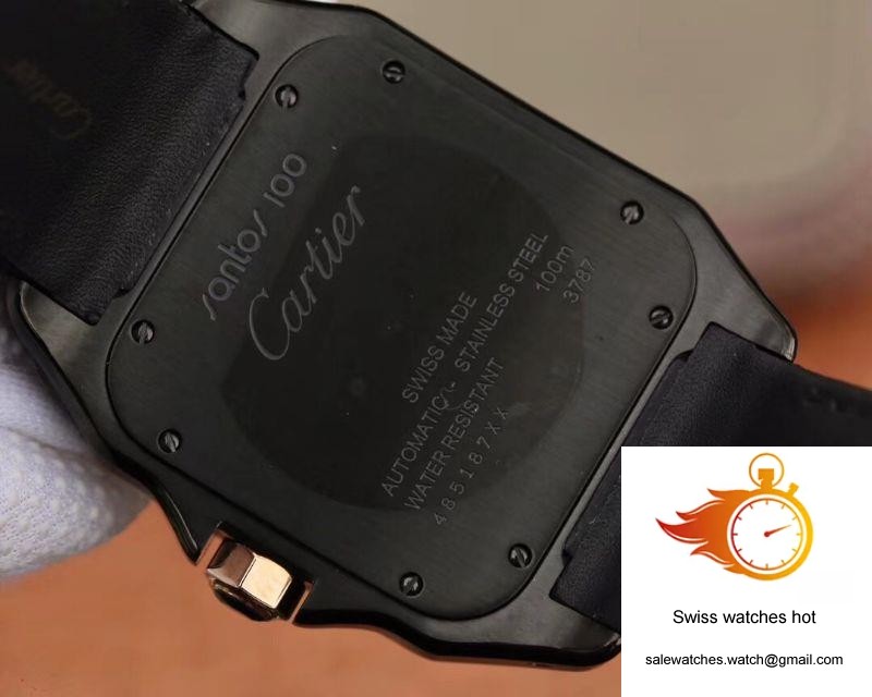 Cartier De Santos 100th Anniversary W2020009 RB Factory 18K Rose Gold Black Dial 7 Cartier De Santos 100th Anniversary W2020009 RB Factory 18K Rose Gold Black Dial 7