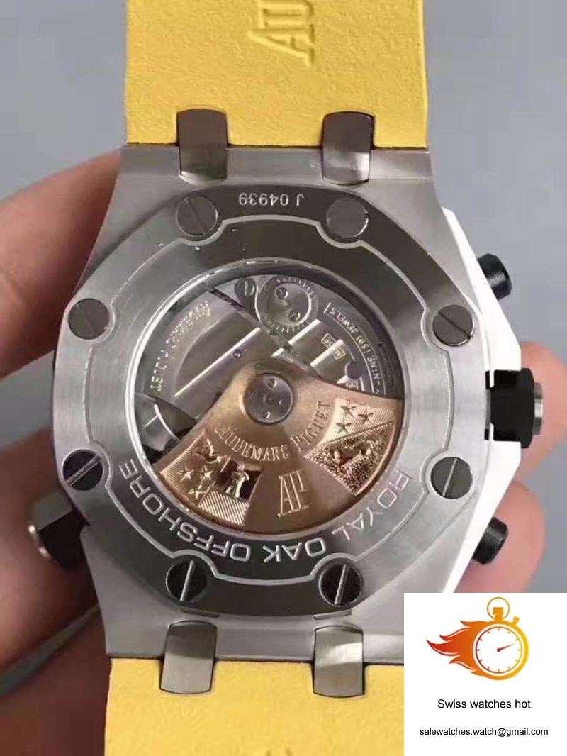 Audemars Piguet Royal Oak Offshore Diver Chronograph 26703ST.OO.A051CA.01 JF Factory Yellow Dial 7 Audemars Piguet Royal Oak Offshore Diver Chronograph 26703ST.OO.A051CA.01 JF Factory Yellow Dial 7