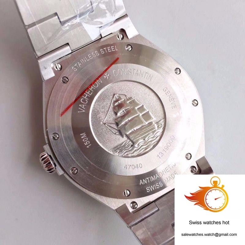 Vacheron Constantin Overseas 47040 Stainless Steel Bracelet JJ Factory White Dial 7 Vacheron Constantin Overseas 47040 Stainless Steel Bracelet JJ Factory White Dial 7
