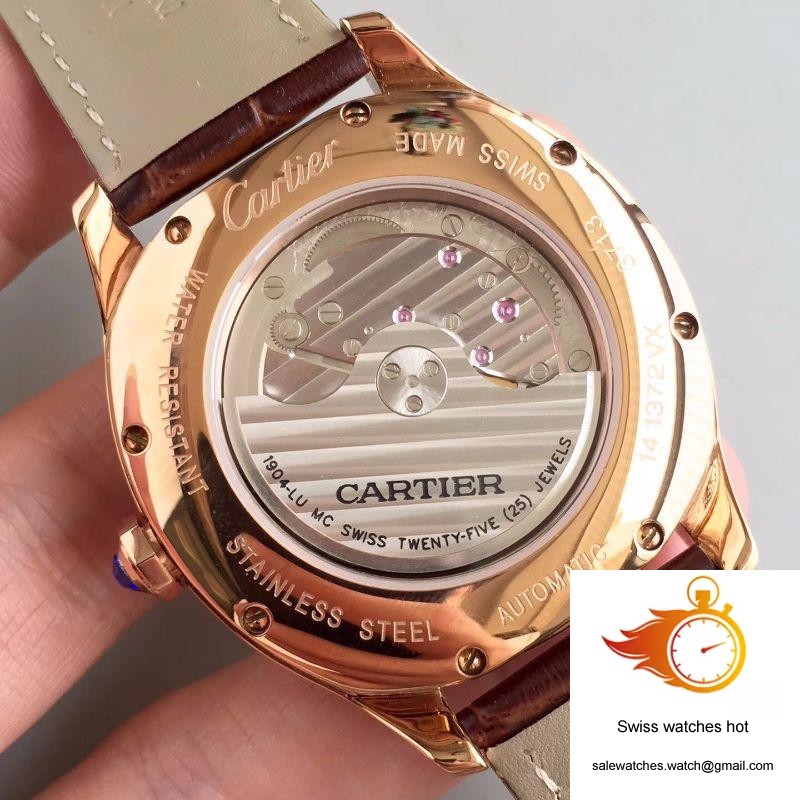 Drive De Cartier Moonphase WGNM0008 Rose Gold Silver Dial 7 Drive De Cartier Moonphase WGNM0008 Rose Gold Silver Dial 7