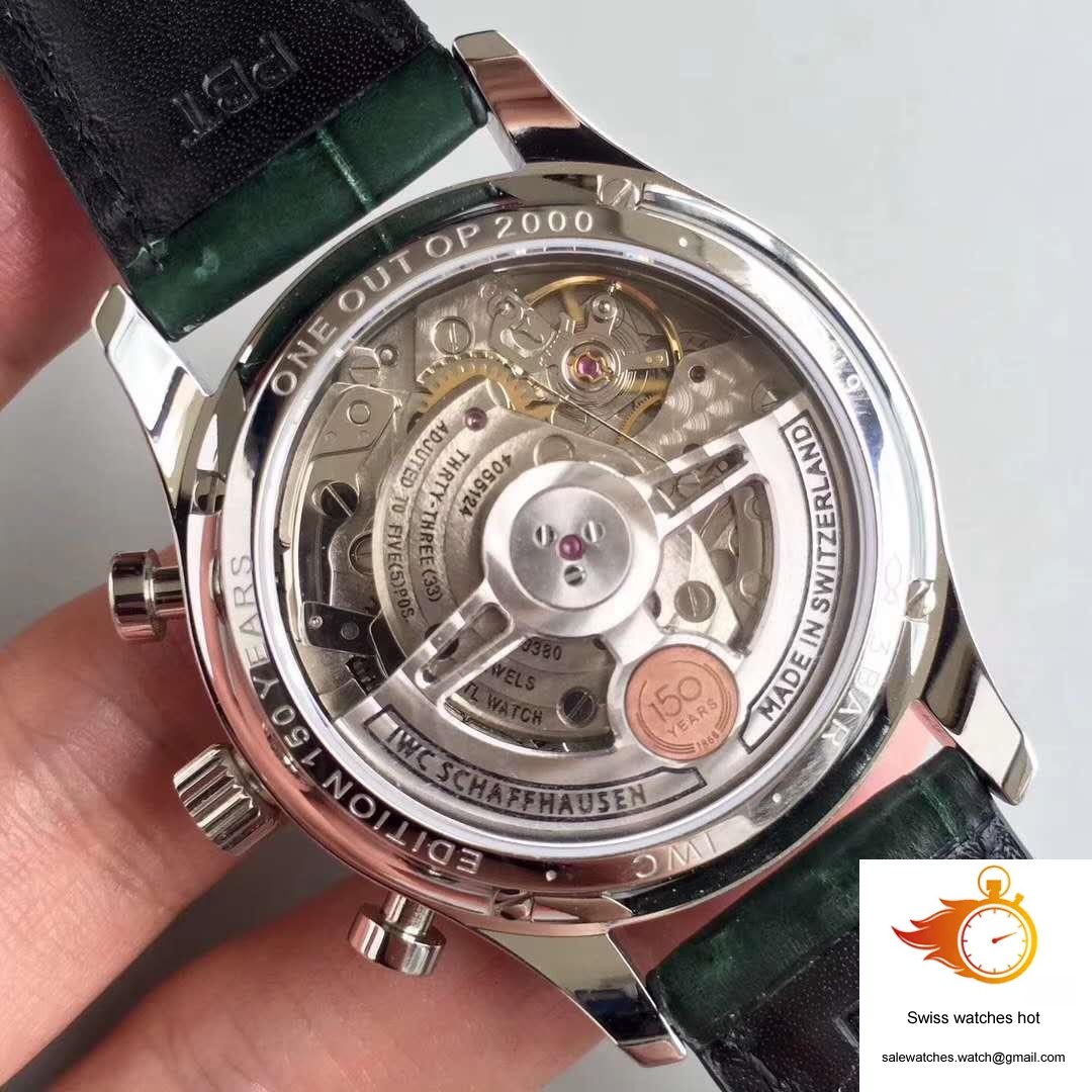 IWC Portugieser Chronograph Edition 150 Years IW371601 Green Dial YL Factory 7 IWC Portugieser Chronograph Edition 150 Years IW371601 Green Dial YL Factory 7